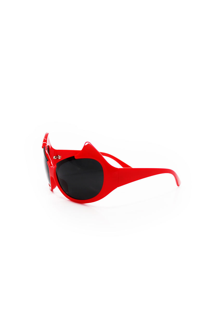 Devil Horns Sunglasses- Red