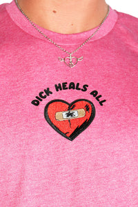 Dick Heals All Low Arm Tank- Pink Heather