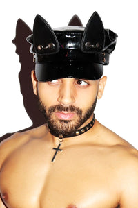 Pup Play Captain Hat - Black