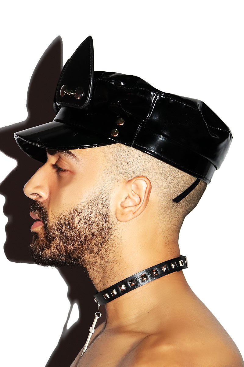 Pup Play Captain Hat - Black