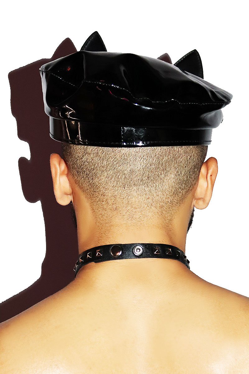 Pup Play Captain Hat - Black