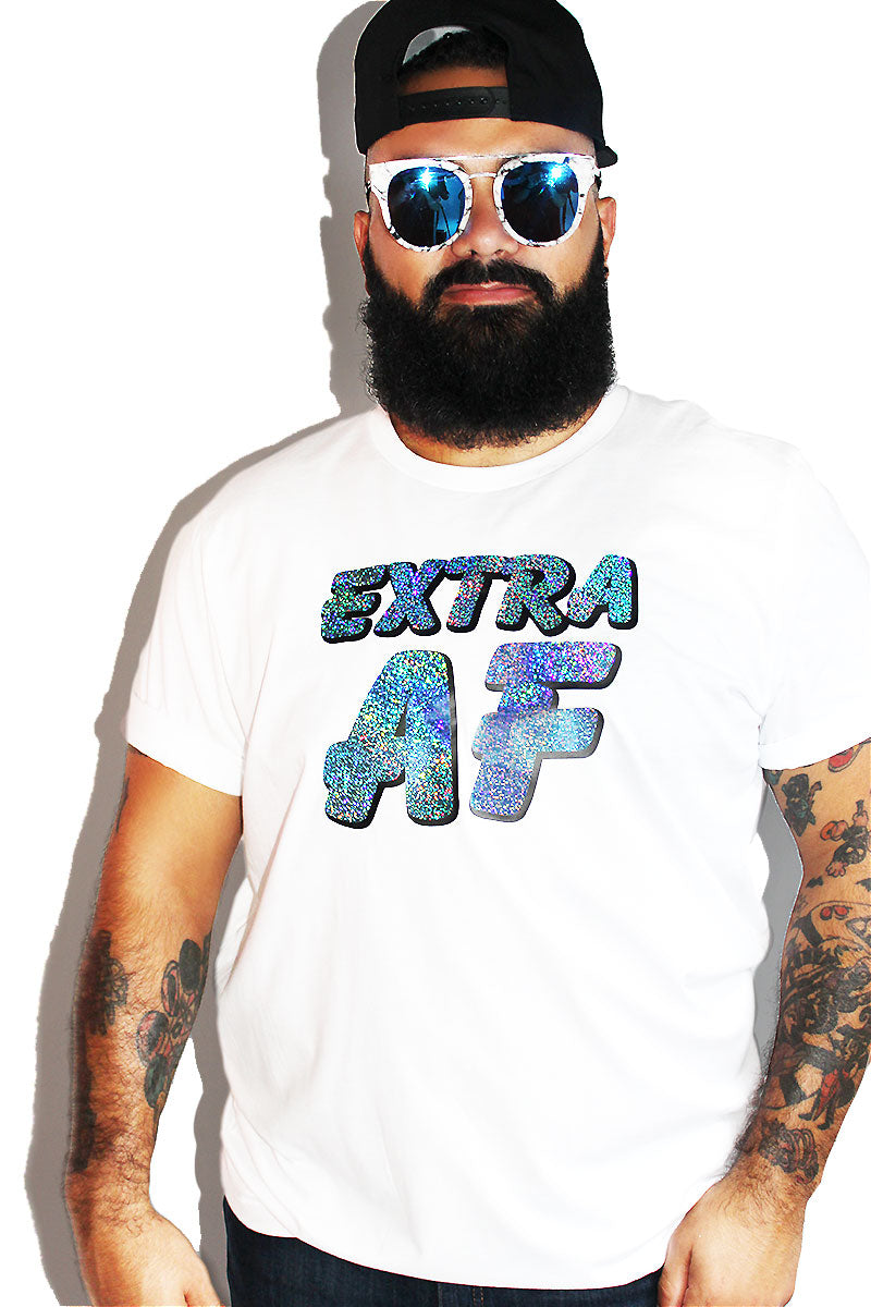 PLUS: Extra AF Tee- White
