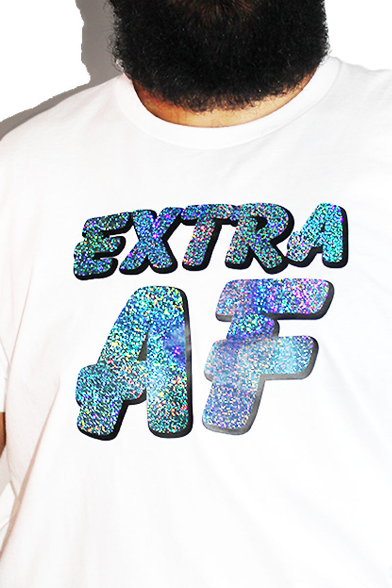 PLUS: Extra AF Tee- White