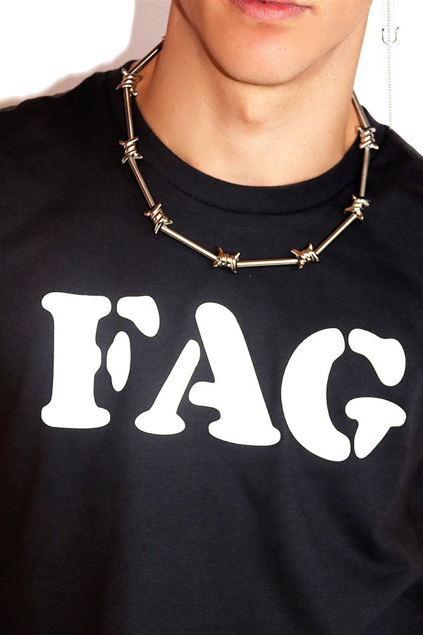 Fag Crop Tank- Black