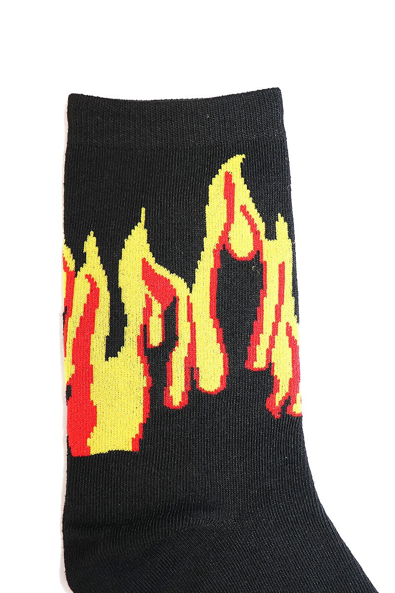 Fire Socks- Black