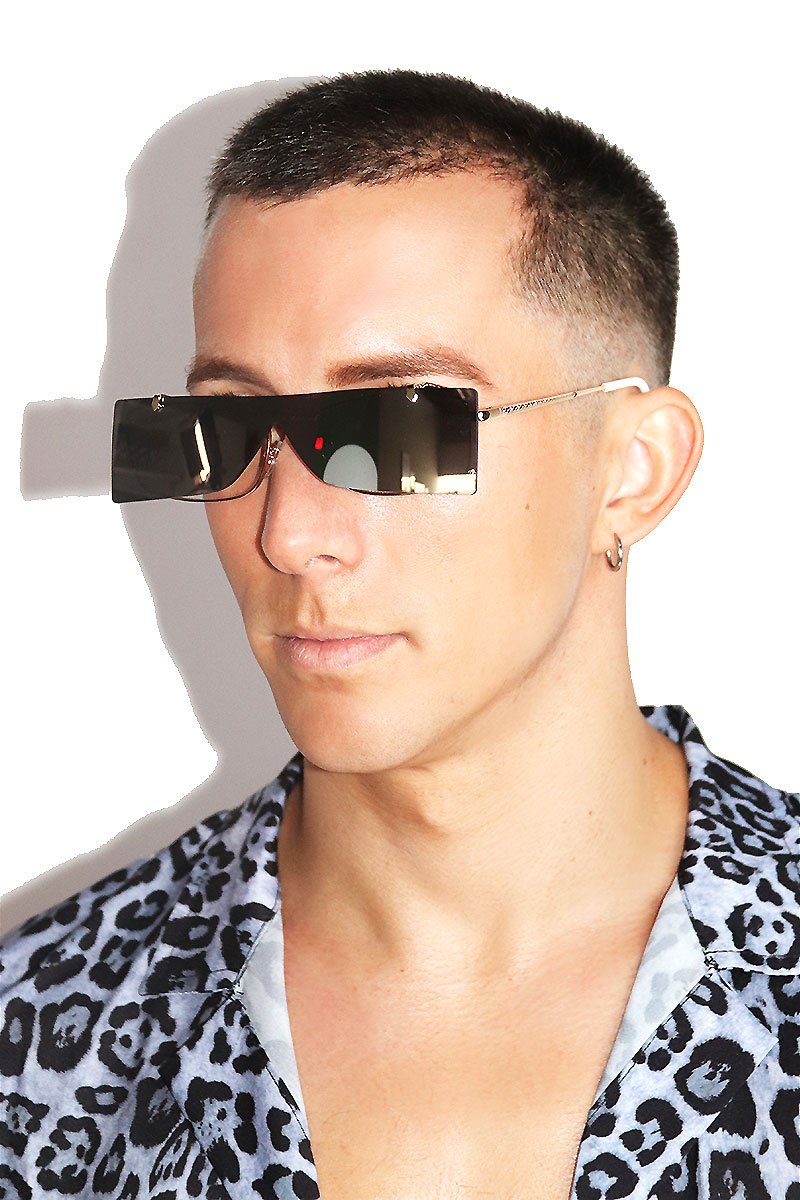 Visor best sale sunglasses men