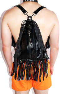 Fringe Benefits Backpack-Black