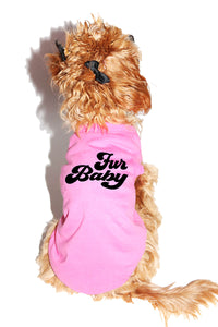 Fur Baby Dog Tee- Pink