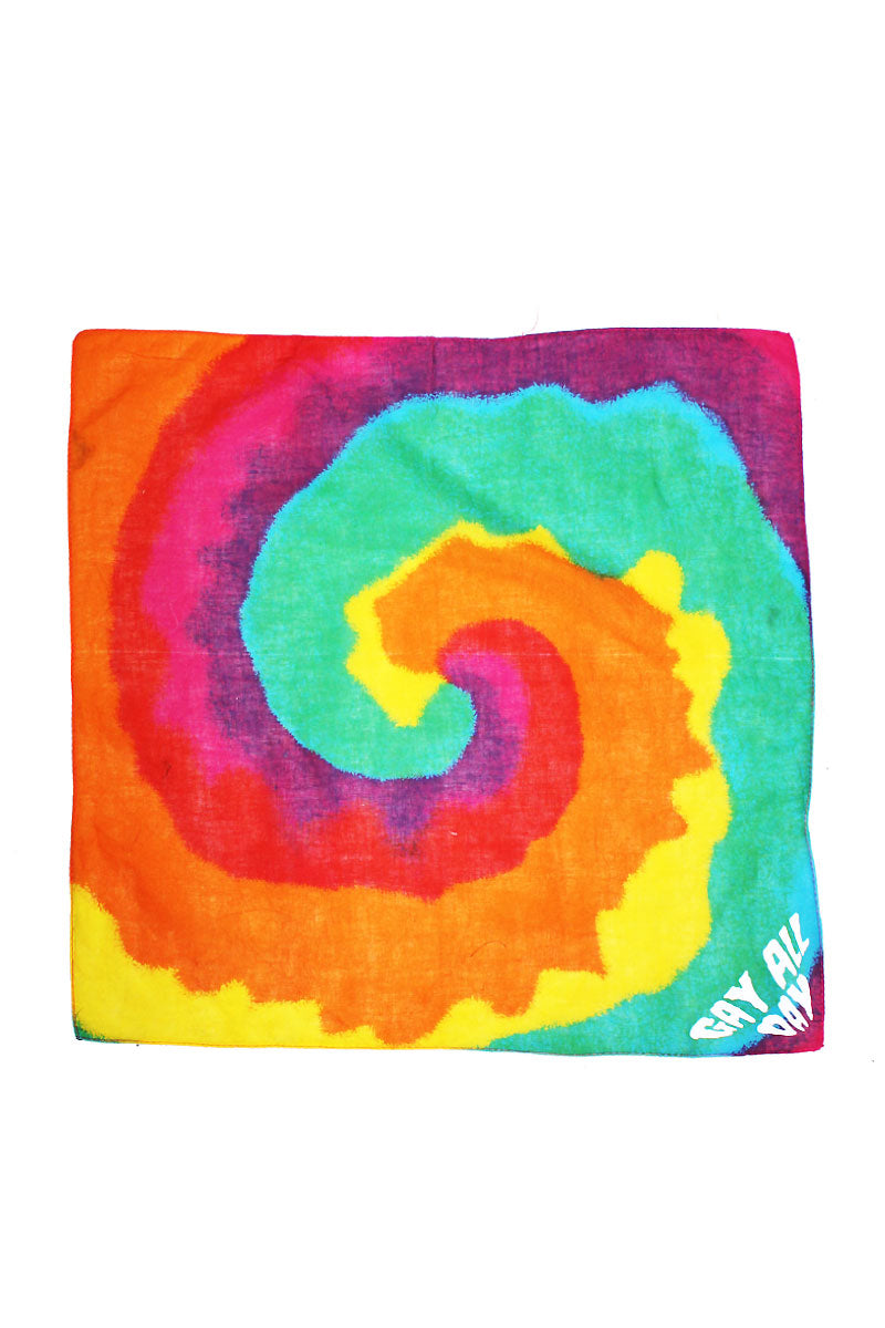 Gay All Day Bandana-Rainbow