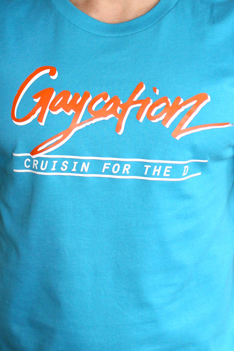 Gaycation Tee- Blue