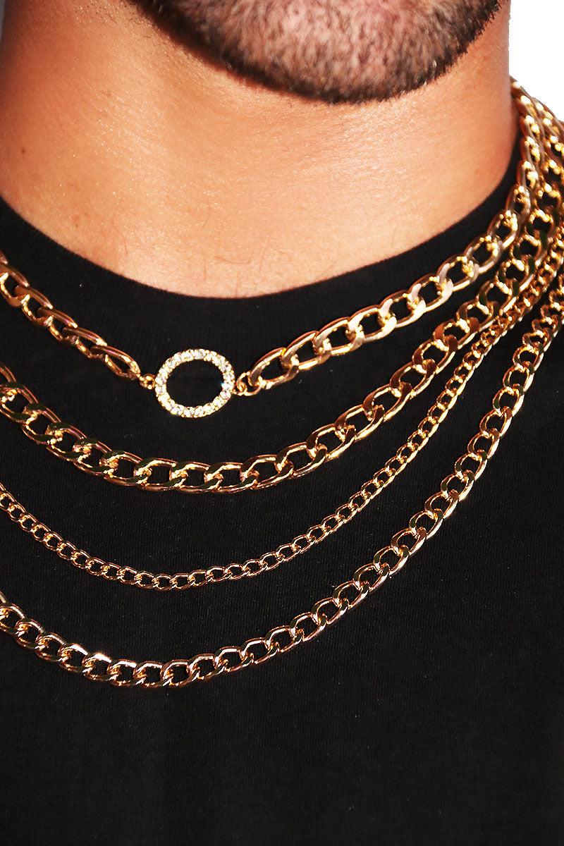 Portal Necklace Set - Gold