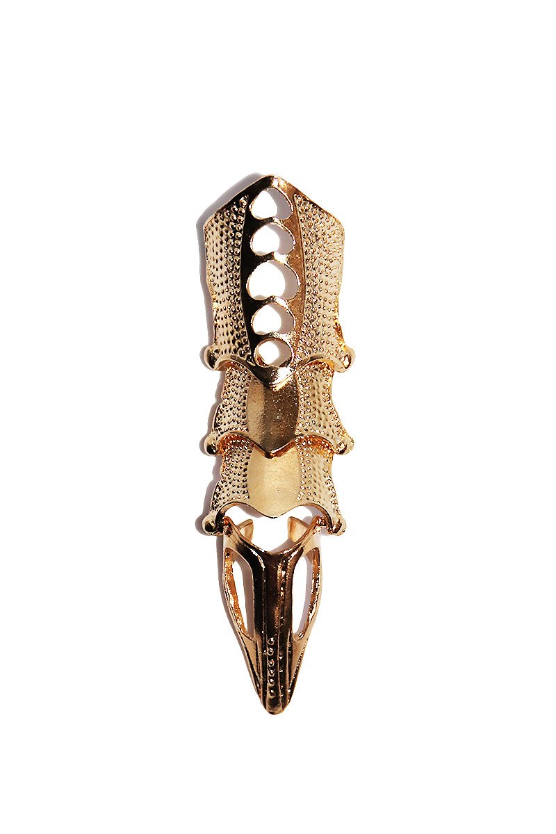 Raven Claw Adjustable Ring-Gold