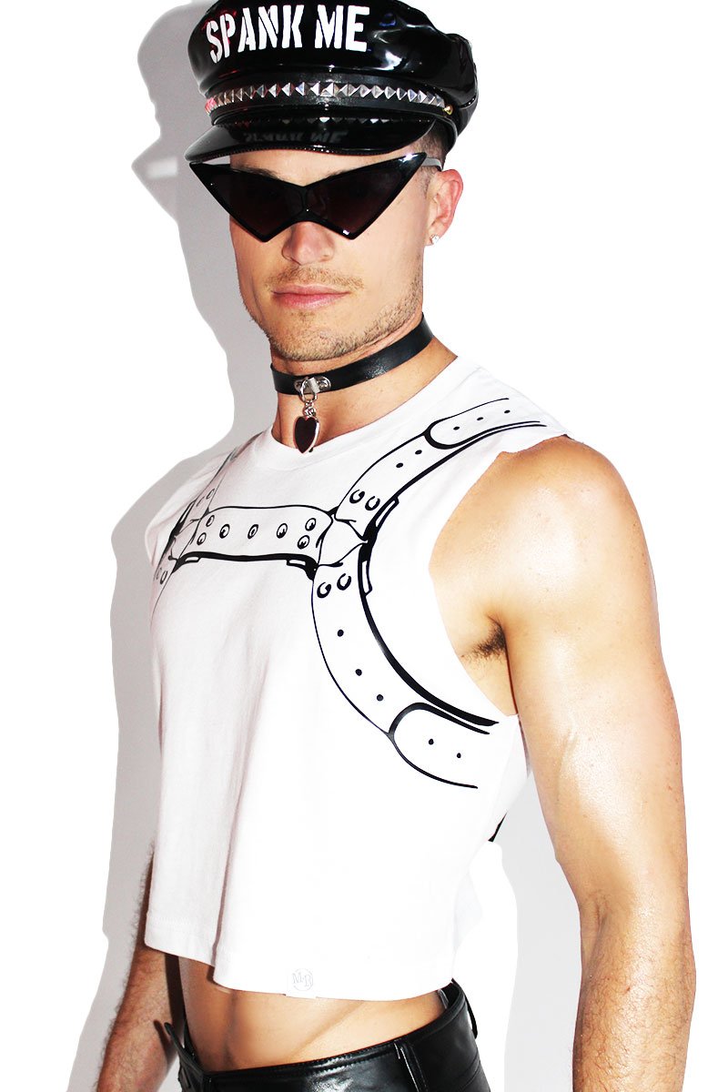 トップス THEREDTHREAD S shoulder harness tops THEREDTHREAD / ザレッドスレッド】S shoulder harness tops