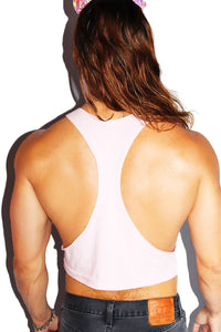 Killer Pussy Crop String Tank- Pink