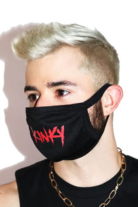 Kinky Face Mask- Black
