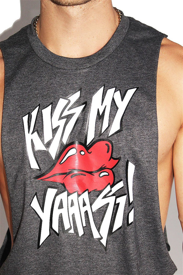 Kiss My YAAASS! Low Arm Shredder in Dark Charcoal, view 2