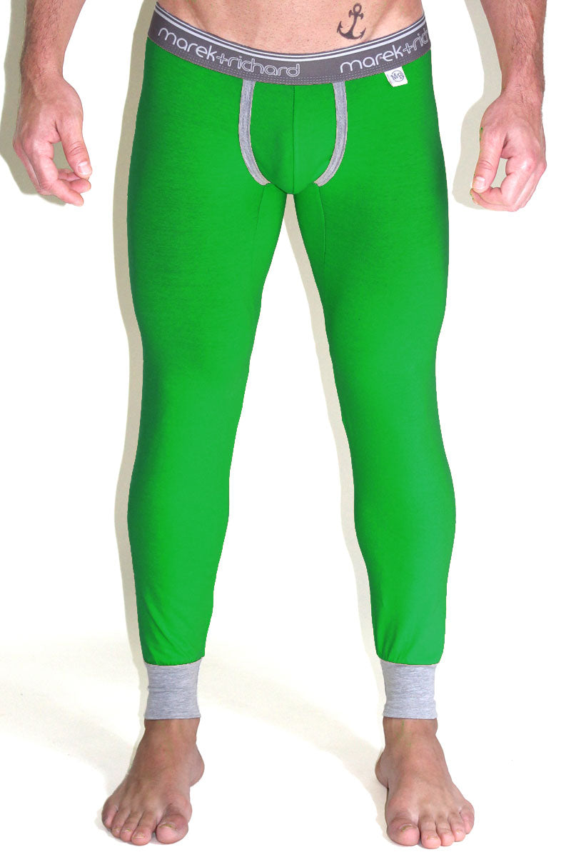 Green top long johns