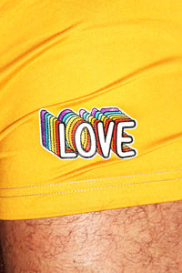 Love Booty Shorts- Yellow