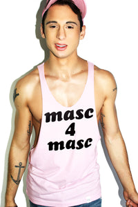 Masc 4 Masc String Tank-Pink