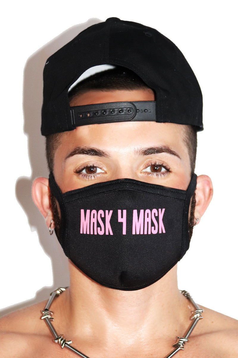 Mask 4 Mask Face Mask- Black