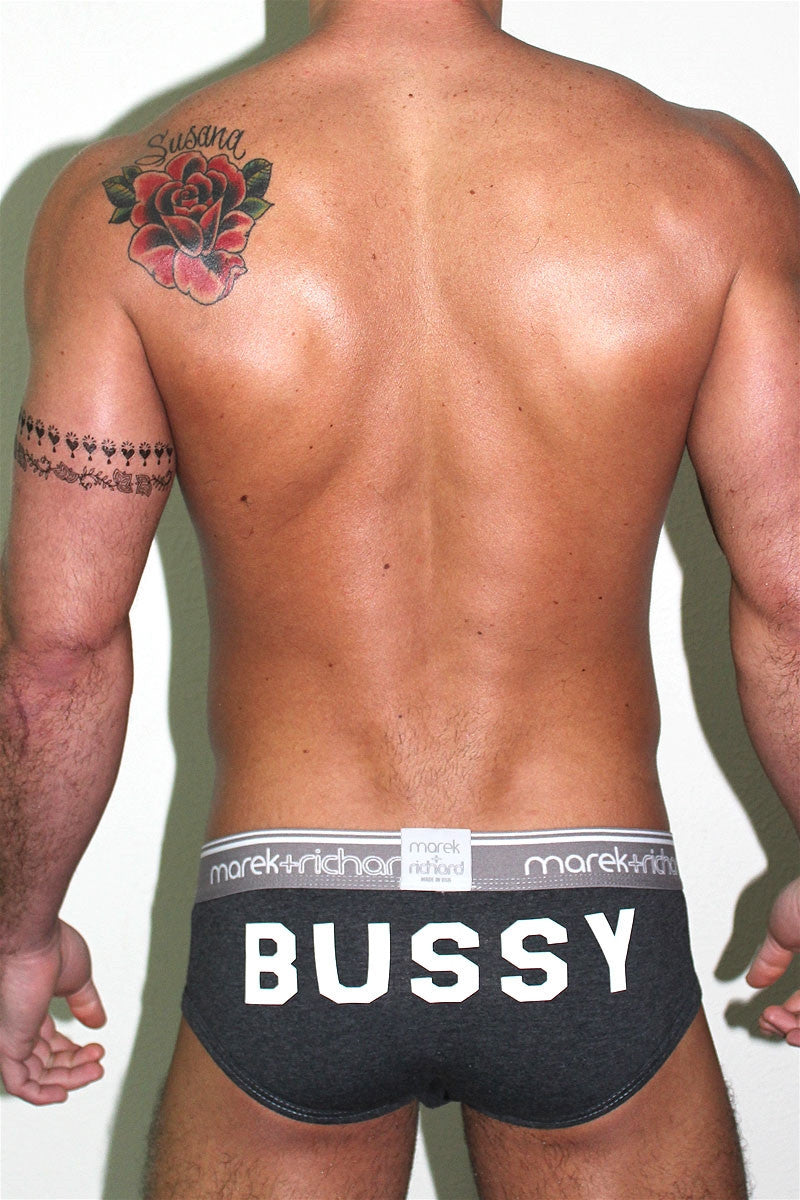 BUSSY Brief- Charcoal