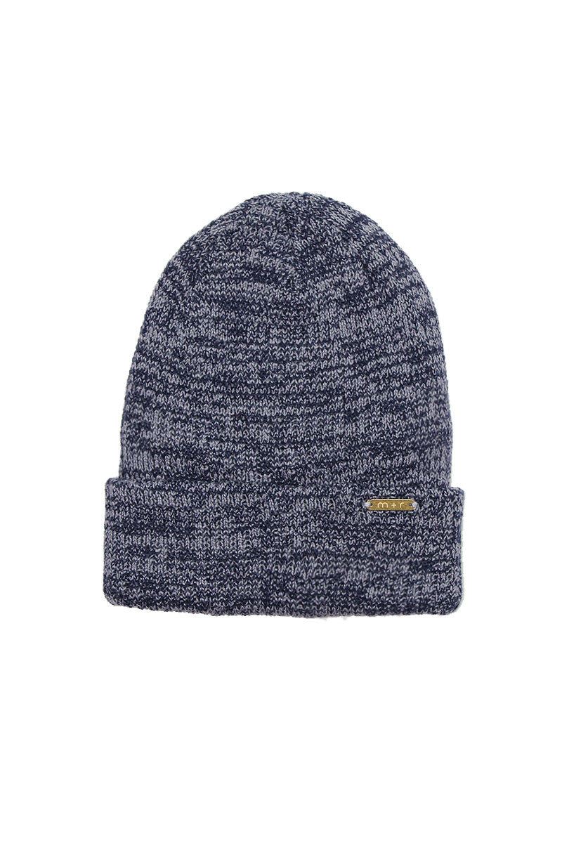 Fitted Marl Beanie- Charcoal