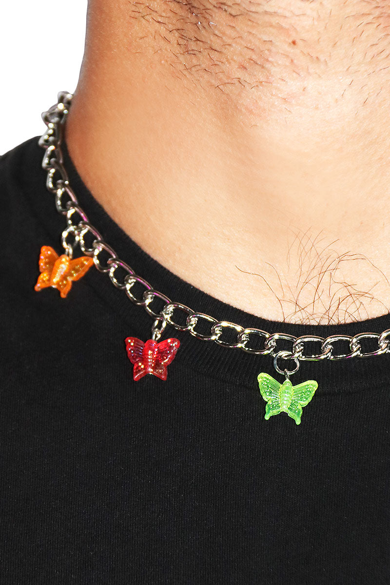 Flutter Of Butterflies Necklace - Multi