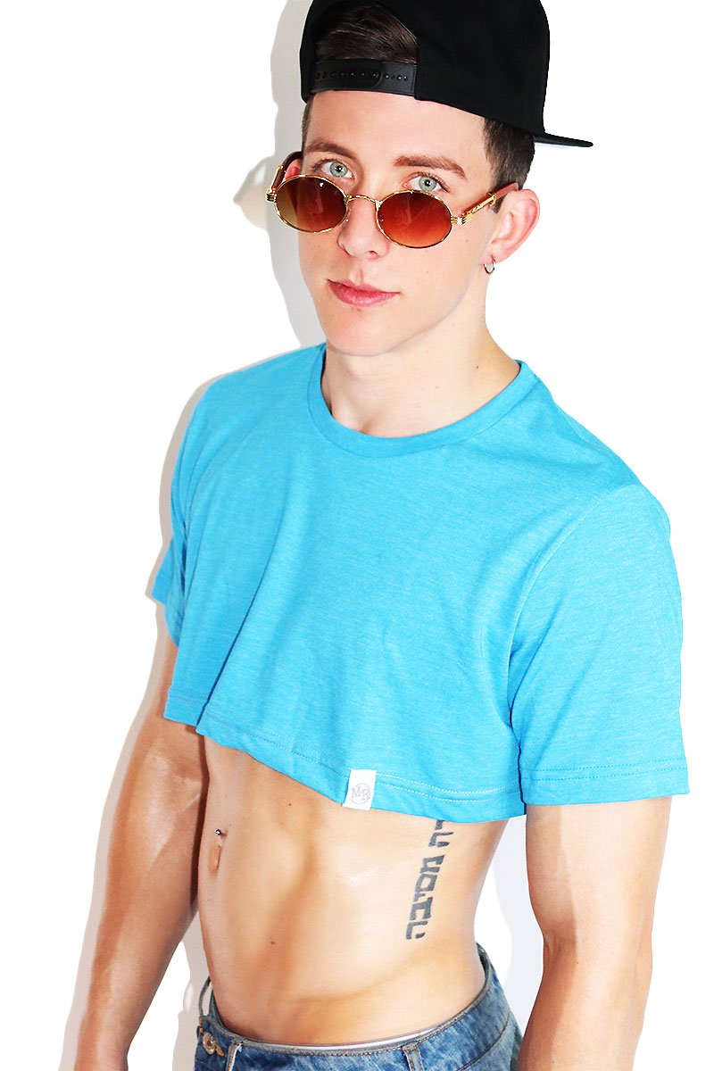 Core Extreme Crop Tee-Blue