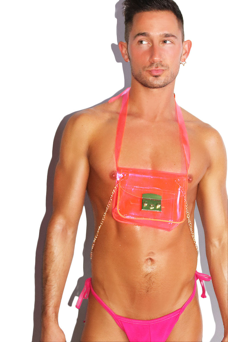 Get That Bag Harness Bag- Neon Pink