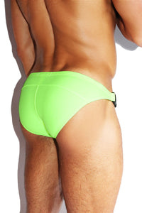 South Beach Buckle Swim Bikini- Neon Green