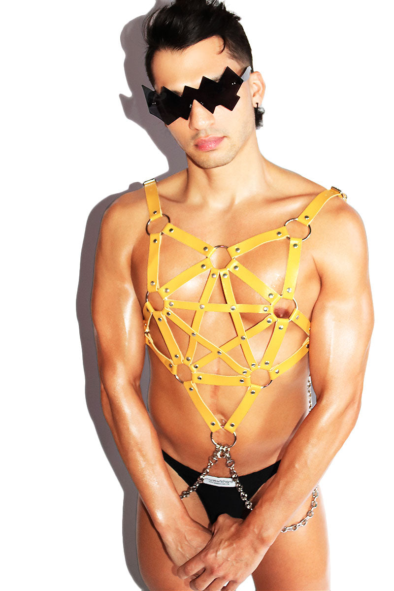 Conjuring Spell Pentagram Harness-Yellow