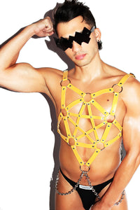 Conjuring Spell Pentagram Harness-Yellow