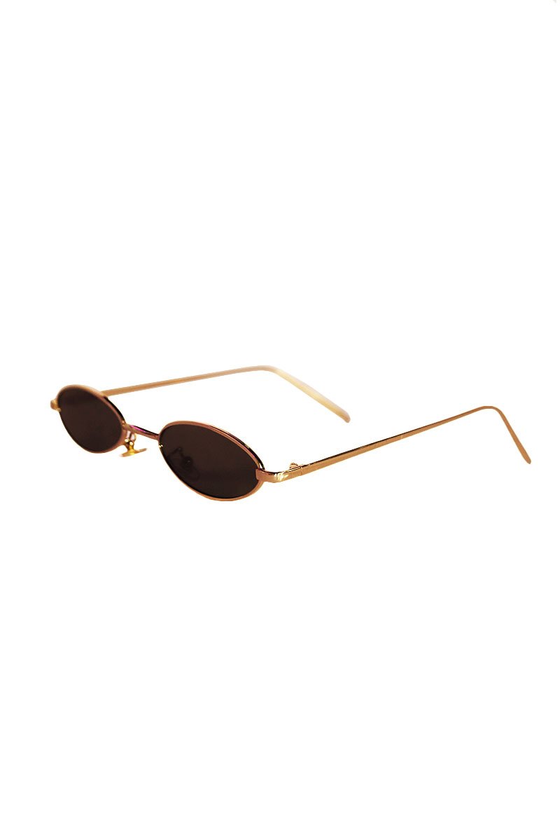 Oval Peepers Sunglasses- Black