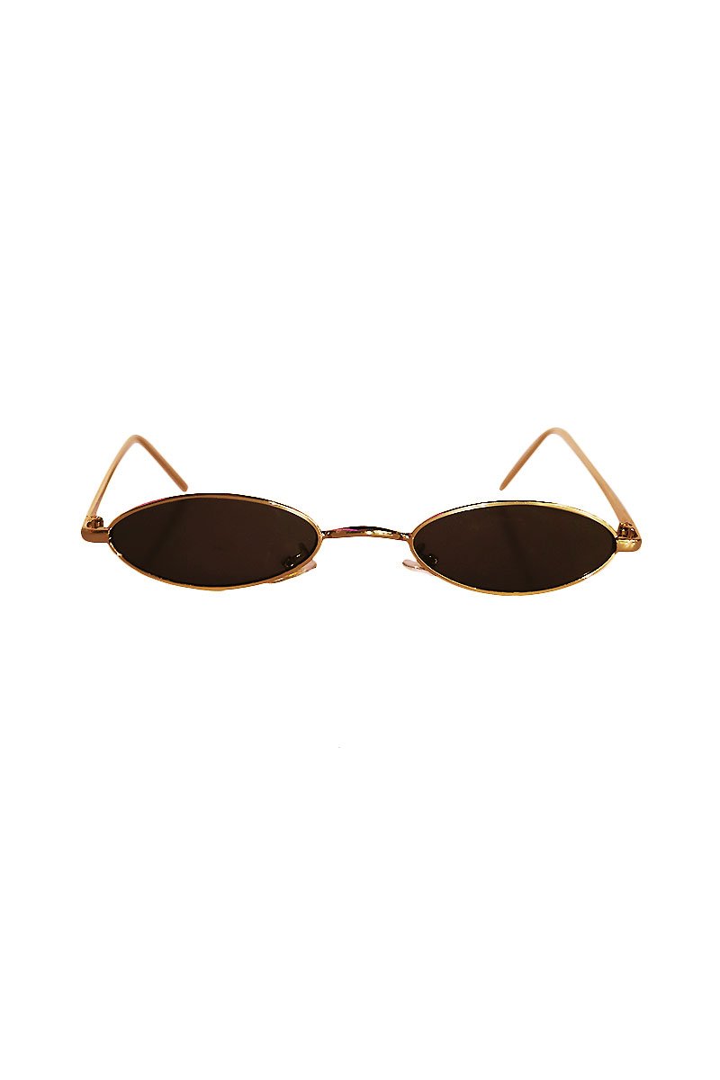 Oval Peepers Sunglasses- Black
