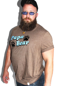 PLUS: Papa Bear Tee- Brown