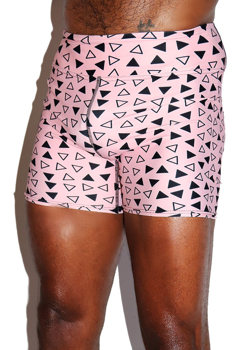 Triad Biker Shorts- Pink