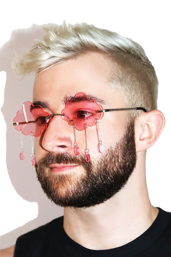 Raining Cloud Sunglasses in Pink