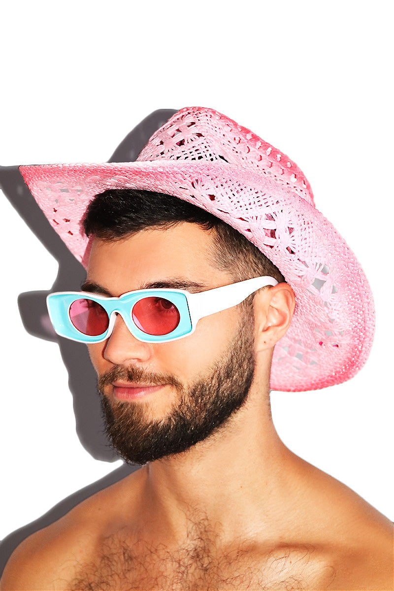 Vacation Cowboy Hat - Pink