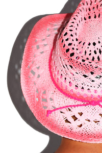 Vacation Cowboy Hat - Pink
