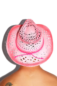Vacation Cowboy Hat - Pink