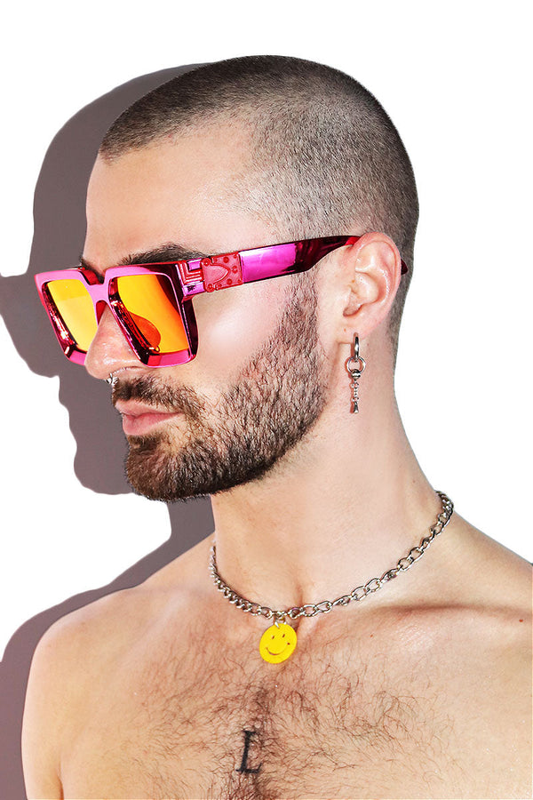 Chroma Large Lexington Sunglasses- Pink – Marek+Richard