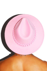 Just Another One Of Those Day Wide Brim Hat - Pink