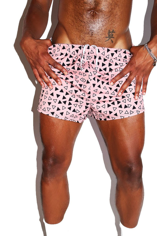 Triad Active Shorts in Pink