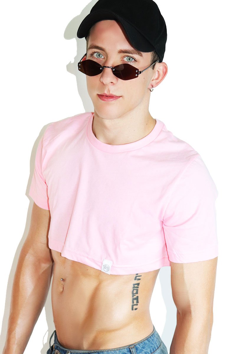 Core Extreme Crop Tee-Pink
