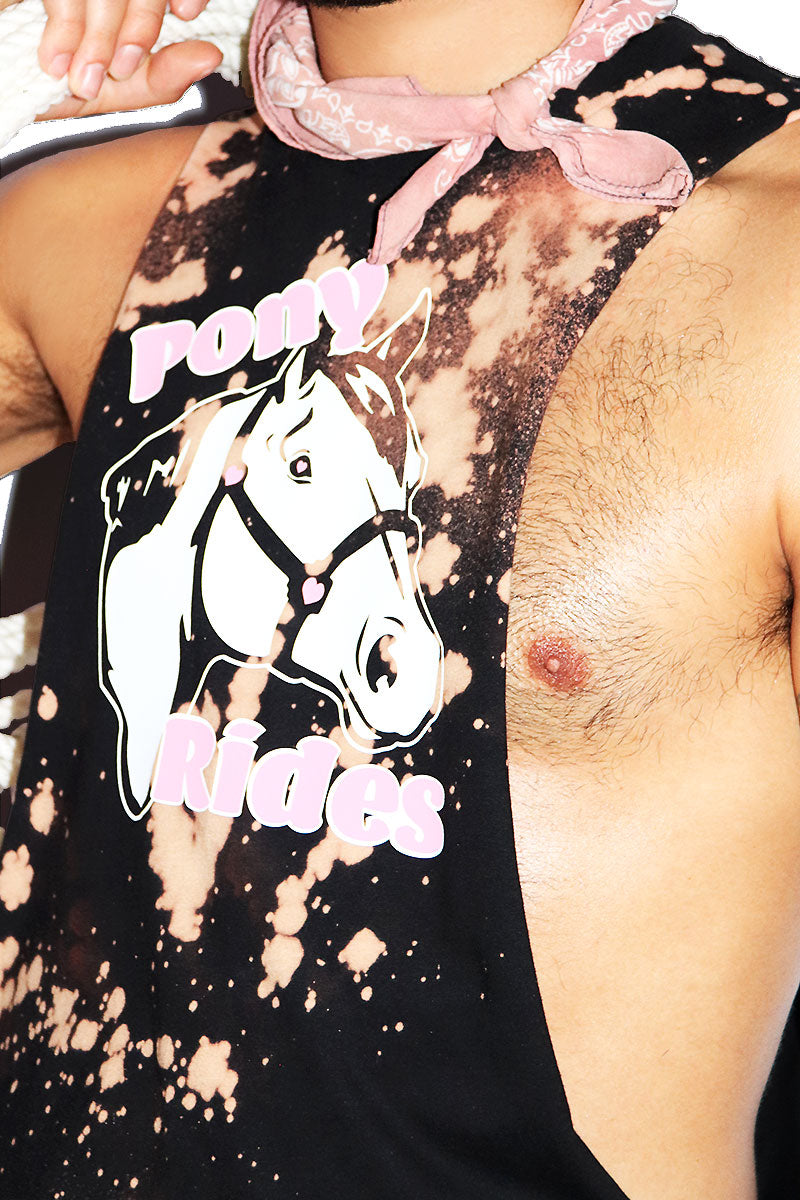 Pony Rides Low Arm Shredder- Black Spot