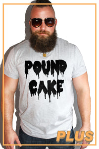 PLUS: Pound Cake Tee-Grey