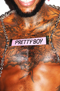 Pretty Boy Chain Harness-Pink