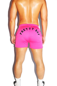 Pretty Boy Booty Shorts- Fuchsia
