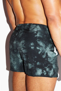 Newest Pride Flag Dye All Over Print Active Shorts- Black