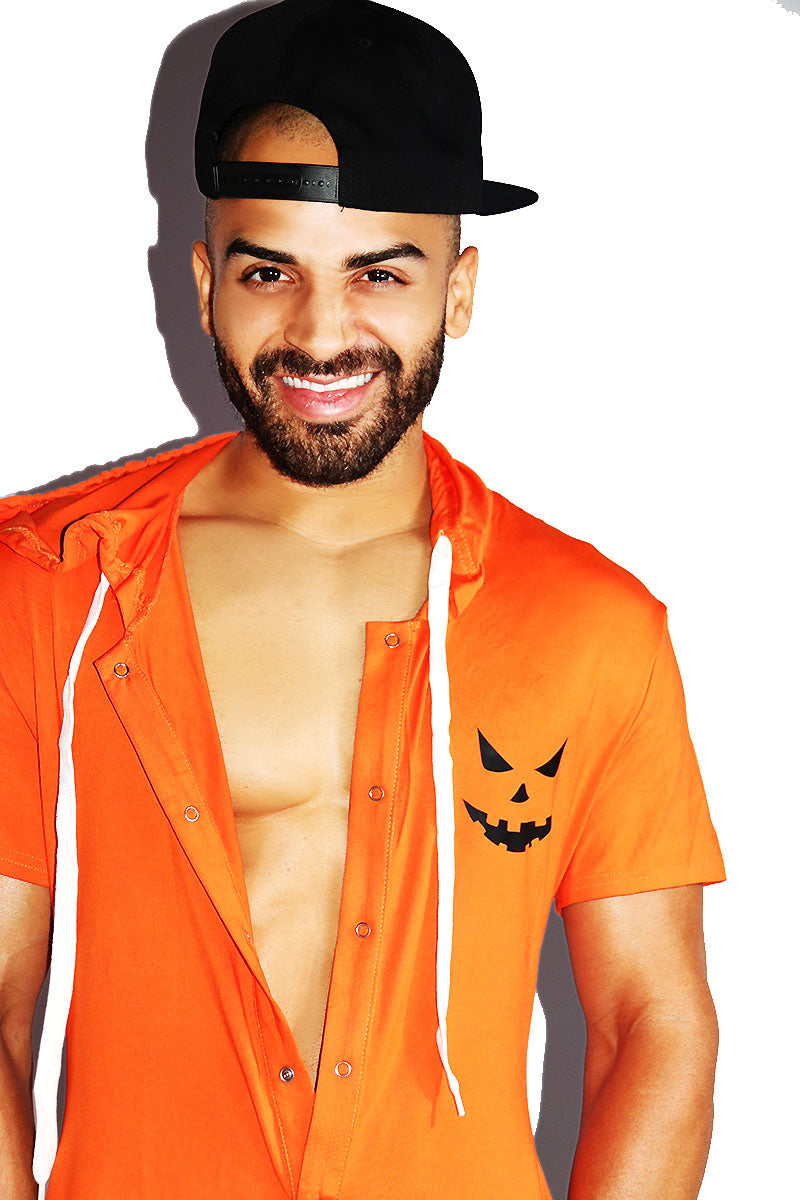 Pumpkin Romper - Orange